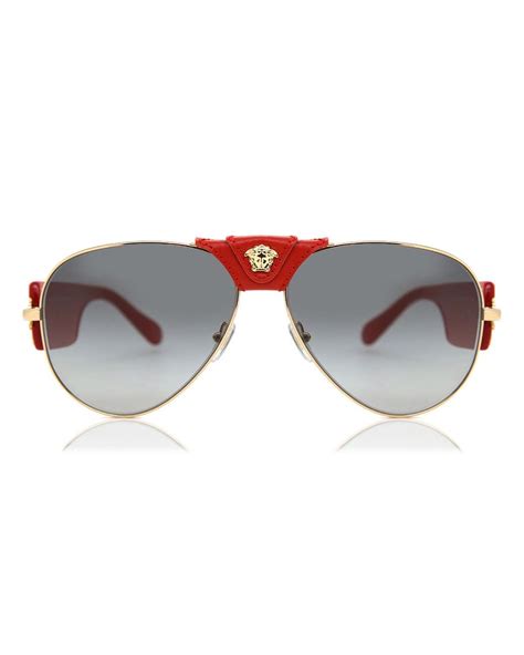 black and red versace sunglasses